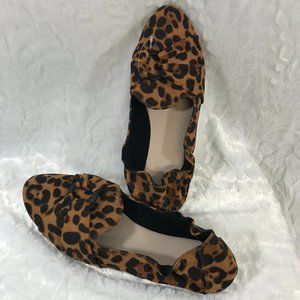 Animal Print Ballet Flats Slip On Flats NWOT